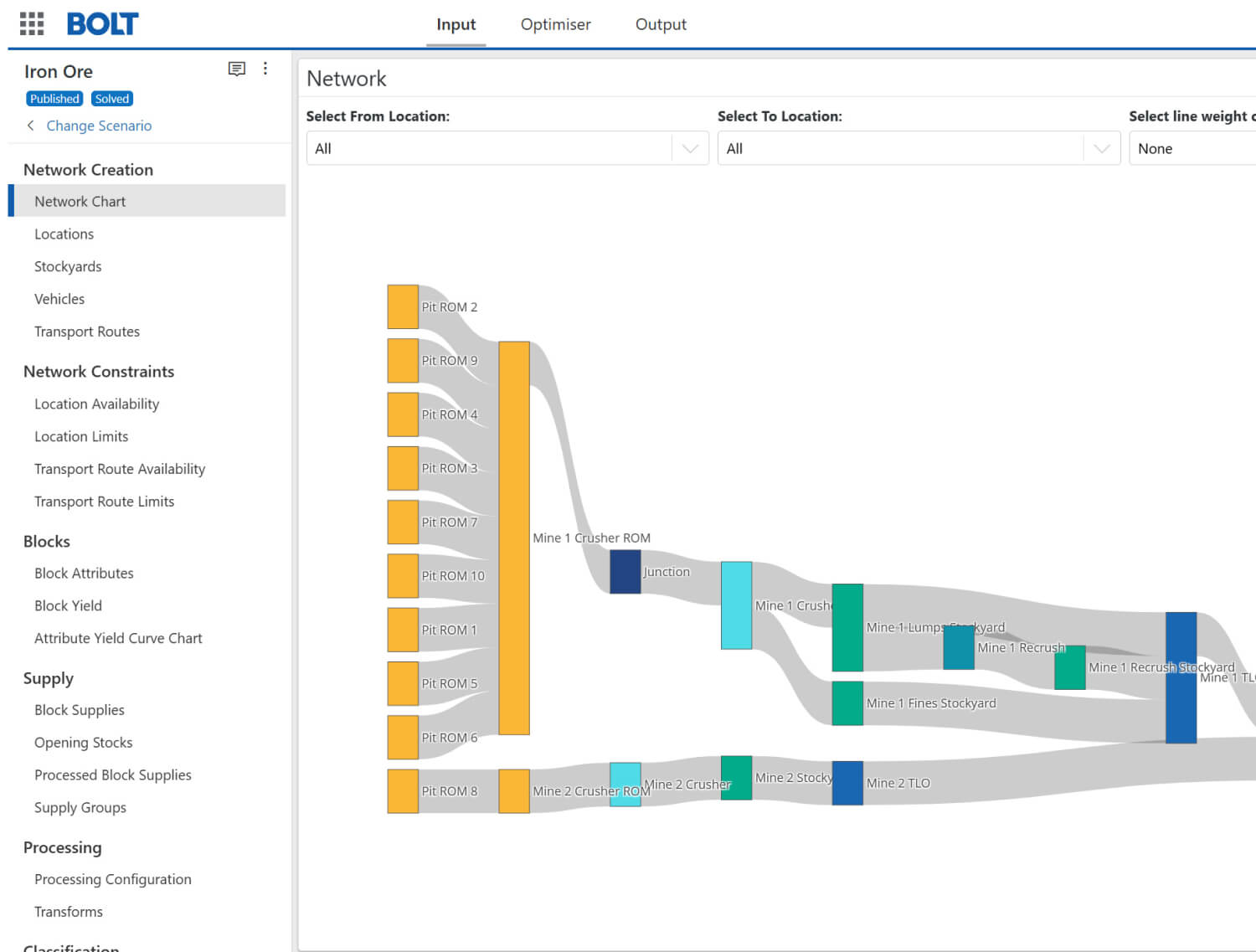 Deswik Bolt Software Screenshot