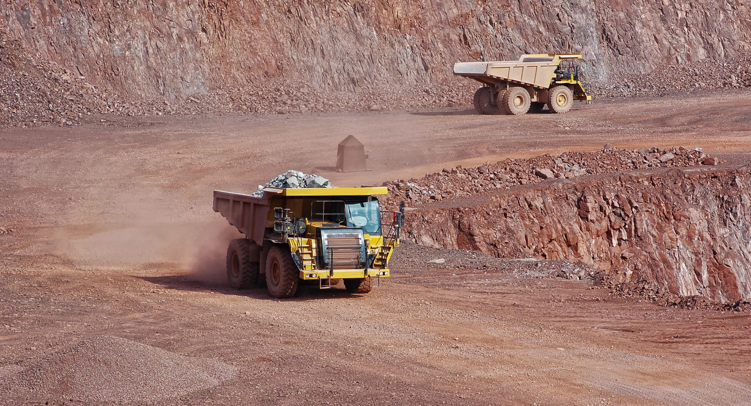 Open Pit Mine with Truck