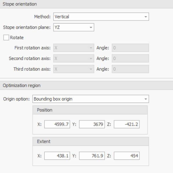 Deswik Software UI Panel Screenshot