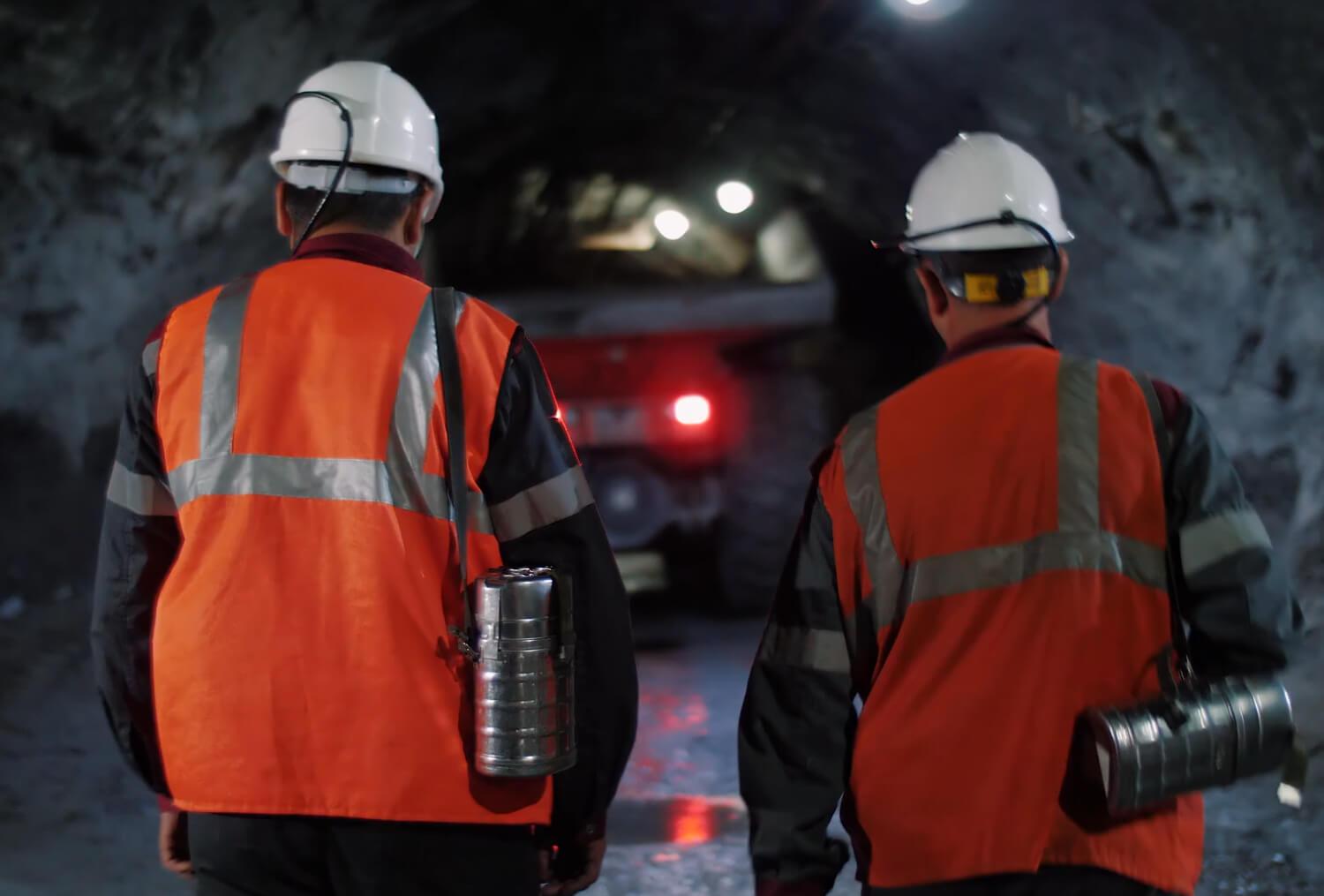 Workers in Underground Mine